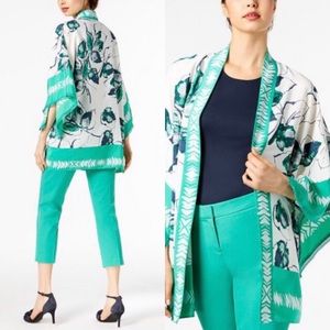 Alfani SM/Med Art Fauna Kimono Jacket Runs Big